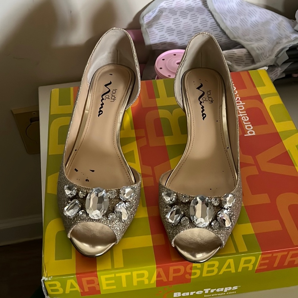 Wedding shoes. Worn once on my wedding day.